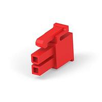 AMP Connectors - TE Connectivity 2029091-2 Wire Housings 2 POS RECPT UL-94-V2 RED