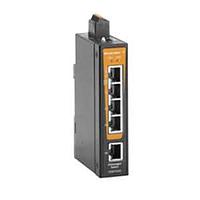 Bộ chuyển mạch Ethernet không quản lý IE-SW-BLB-05-5GT Bộ chuyển mạch mạng, không quản lý, Ethernet Gigabit, Số cổng: 5x RJ45, IP30, -40 C...75 C Weidmuller 2908070000