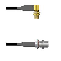 Amphenol Custom Cable Q-2R01X0008024i RF Cable Assemblies SMA-RJB/N-SJB RG58 24I
