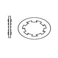 Vòng đệm khóa 1/4 răng trong mạ phốt phát Panduit SBITW25-C