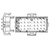 AMP Connectors - TE Connectivity 640502-2 Shrouded 12CKT DUPLEX .120