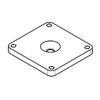 Giá Đỡ Gắn Băng Mặt Phẳng: Gắn Cho QM30 VT; Giá Đỡ Gắn Băng Mặt Phẳng; Thép Không Gỉ Banner Engineering BWA-QM30-FTSS
