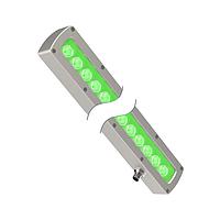 Mảng Đèn LED Chiếu Sáng Thị Giác - Mảng Dài 580 mm - IP68; 24 Đèn LED Xanh Lá Cường Độ Cao - 24 V dc; Vỏ Nhôm Mạ Niken; Cửa Sổ Nhựa Trong Suốt; Yêu Cầu Cáp MQDC20-xxx Banner Engineering LEDGLA580AP6-XQ