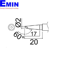 HAKKO 980-T-BC 납땜 팁