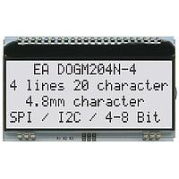 Màn hình ký tự LCD 4x20 - 4.83mm Đen&Trắng phản chiếu DISPLAY VISIONS EA DOGM204N-A