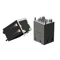 Đầu nối mô-đun / Đầu nối Ethernet RJ45 10/100 Base-TX 1x1 dọc N/A lỗ xuyên qua Abracon ARJE-0051-MASA