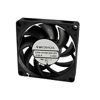 Quạt trục DC trục 70 mm vuông 15 mm 12 Vdc bi 5000 RPM 32.10 CFM AR TSPWM Same Sky (formerly CUI Devices) CFM-7015B-130-295-22