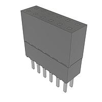 Đế cắm .100" Dải đế cắm nâng cao Samtec ESW-106-23-T-D