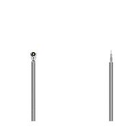 Bộ cáp RF HiroseU.FL Plug 1.13mm cáp màu xám, đầu cắt trơn, dài 250mm GCT (Global Connector Technology) CABLE 083 RF-250-0/0/0-E