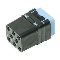 Amphenol Air LB France SIMMF0816SA ລະບົບການເຊື່ອມຕໍ່ແບບມົດູນ Modular Interconnect Systems Railway Module For crimped contacts Socket Without peripheral sealing 8 contacts #16 Polarization A