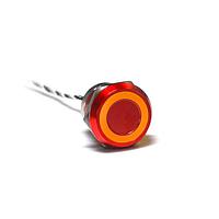 Công tắc cảm ứng điện dung 25mm NormClsdAl đỏ anod hóa LED môi trường Bulgin MC25LCRAM