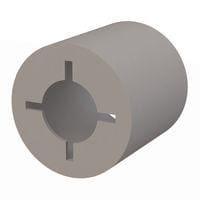 Essentra Components 13SPRT112 Self Retaining Round Spacer, Retaining, 1/4 Screw, .500 Spacer