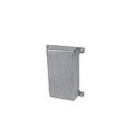 Bud Industries CU-5124 Enclosures Econobox Diecast Aluminum Box with Mounting Bracket Cover (4.4 X 2.4 X 1.2 In)