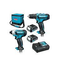 Bộ máy khoan, vặn vít dùng pin MAKITA CLX224S (12V)