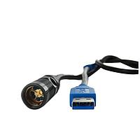 Amphenol Socapex UCOMUSB3PPSUGA マイクロUSBタイプABコネクタ MICROCOM-USB3 プラグ P S バックスヘルグランド付き