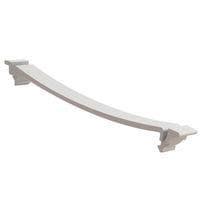 Essentra Components FCCS-1 Flat Clamp,Flat,Arrow Mnt,Natural,.591 in