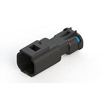 Vỏ dây 3 chân đực 2A màu đen 1.25-1.5MM bước chân 2MM EDAC 566-003-000-711