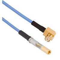 Amphenol SV Microwave FRSMP-047-S16DSMPS-120 RF Cable Assemblies SMP R/A F  SMPS (Size 16) 12"Cable
