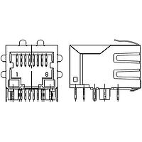 Đầu nối mô-đun / Đầu nối Ethernet MJIM IM 1X1 S 88 GF5 X R THRU * L3A H3D0 ERNI - TE Connectivity 203290-E
