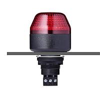Đèn báo nhấp nháy IBM M22 gắn bảng LED báo sáng liên tục/nhấp nháy 230-240 V AC đỏ, đen Auer Signal 801502313