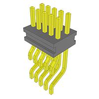 Dải đầu nối vi mô gắn bề mặt 0.80 mm có che chắn Samtec FTE-160-01-G-DV-ES-P-TR
