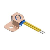 Công tắc nhiệt đĩa hai kim loại, công tắc nhiệt, thường đóng (NC), SPST 130C nhiệt độ công tắc, 2.5A/1.6A Microtherm Sentronic T11A13005L310100U174B199