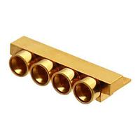 Johnson / Cinch Connectivity Solutions 125-2701-821 RF Connectors / Coaxial Connectors SMPM MALE SMOOTH BORE 4-PORT PCB EDGE MOUNT