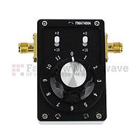 Fairviewmicrowave FMAT4004 0 to 31 dB Step Attenuator With a 1 dB Step SMA Female Connectors Rated Up To 2.7 GHz and Up to 2 Watts in a Dial Design