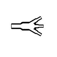 Ống Bọc Chuyển Tiếp, Elastomer Chuyển Từ Một Sang Ba Dây Hình Chữ Y Raychem - TE Connectivity 462A011-25-CS