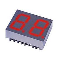 Màn hình LED .56" 7 đoạn, c/a Nhiệt độ cao 635nm Đỏ Xám/Trắng Lumex LDD-HTA514RI