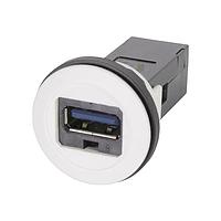 Cáp USB 3.0 A-A PFT trắng, đầu Type A sang đầu Type A HARTING 09454521919