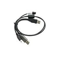 Dây cáp USB 50cm, 2 đầu USB Type-A, đầu Micro-Fit 4 chân kép Lantronix KUNA2