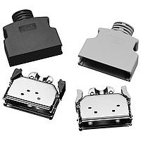 Vỏ bảo vệ chống nhiễu EMI/RFI vỏ nối 36 chân màu đen 3M Electronic Solutions Division 10336-3210-006