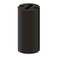 Khoảng cách LED Khoảng cách LED, 3MM T-1, Đen, 10MM Spc Essentra Components LEDM-2-10