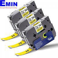 Nhãn in CHINA TZF-S651 (24mm, chữ đen nền vàng)