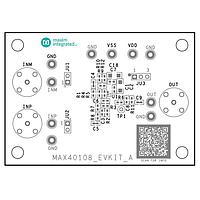 Analog Devices MAX40108EVKIT# Operational Amplifiers EVKit for 1V - 3.6V Low Voltage Precisio