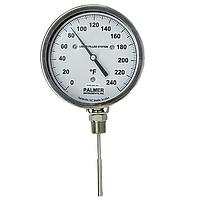 Palmer Wahl 1050AR4 Filled System Dial Thermometers (Stem Length: 4 inches (102 mm))