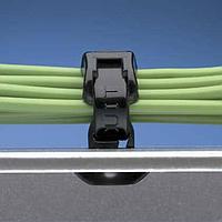 Panduit PBMS-H25-M30 - Cable Tie Mount Push Button HS BL