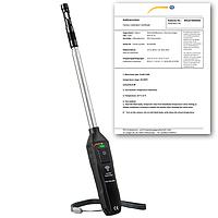 Máy đo tốc độ gió PCE HWA 20BT-ICA (0~30 m/s; -20~60 ° C; 0~100% RH; chứng chỉ ISO)