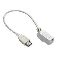 Tripp Lite U060-001-KPA-WH USB 2.0 1FT WH USB2.0A 키 패널 커플러