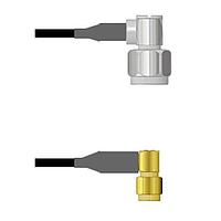 Amphenol Custom Cable Q-2E037000D007i RF Cable Assemblies N-RP/SMA-RP LMR19 7I