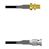 Amphenol Custom Cable Q-2W00V0003018i RF Cable Assemblies SMA-SJB/HDBNC-SP G174 18I
