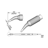 JBC C210014 인두 팁 (Conical, Ø 0.5)