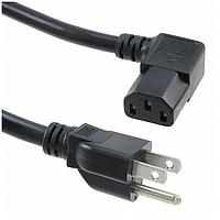 Io Audio Technologies 28232-76-01 AC Power Cords Power Cord, 3 Conductor, Unshielded, 18AWG, SVT, 7' 6", 5-15P, C-13, 10Aa.125VAC