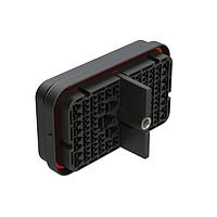 Đầu nối 102 chân có mặt bích, gioăng giảm đường kính, khóa B, màu đen Amphenol SINE Systems ARB12-102PBR-L018