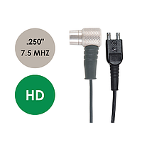 Đầu dò đo độ dày hai phần tử Dakota T-102-3700 (Hi-Damped / EE, 7.5MHz, 1/4")