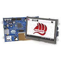 4D Systems Armadillo-70T 저항식 7" TFT LCD BCM2835 512Mb 램 USB+ 이더