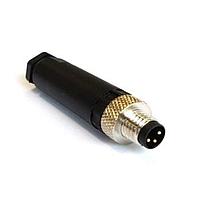 Bulgin PXPPAM08FIM03AST Straight M8 Series Polyamide M InLine Flex Body