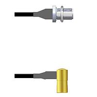 Amphenol Custom Cable Q-1U03S0003072i RF Cable Assemblies N-SJB/SMB-RP G174 72I