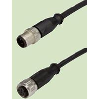 HARTING 21348500585050 Sensor Cables / Actuator Cables M12-A 5PIN FML STRT SINGLE END 5.0M PVC
